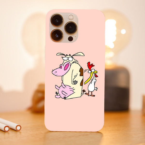 Husa model Painted Cow and Chicken