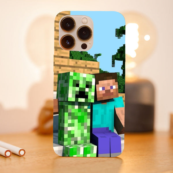 Husa model Steve and Creeper Friendship Minecraft