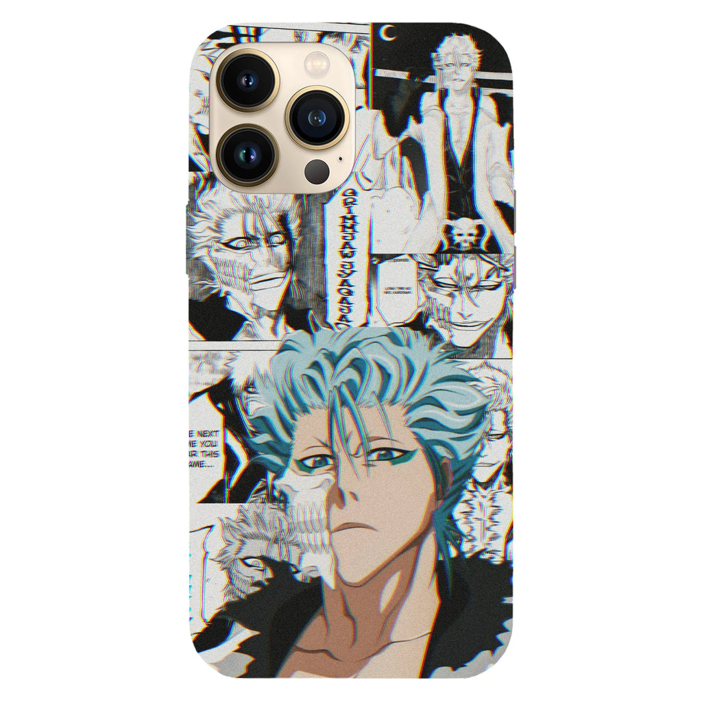 Husa telefon compatibila cu Apple iPhone 15 Pro, Viceversa, model Grimmjow Manga Bleach, Silicon, TPU - Viceversa