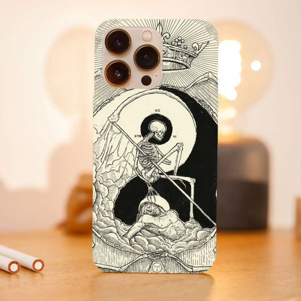 Husa compatibila cu Apple iPhone 15 Pro Max model Life and death cycle, Silicon, TPU, Viceversa - Viceversa