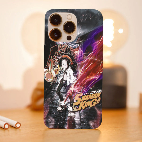Husa telefon compatibila cu Apple iPhone 15 Plus, Viceversa, model Yoh and Amidamaru Shaman King, Silicon, TPU - Viceversa