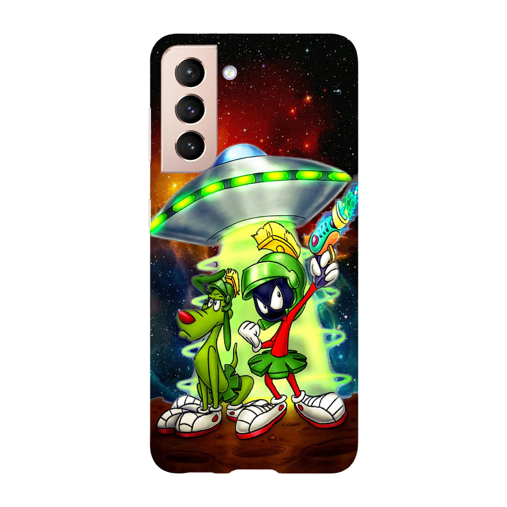 Husa compatibila cu Samsung Galaxy S22 Ultra model Marvin the Martian, Silicon, TPU, Viceversa - Viceversa