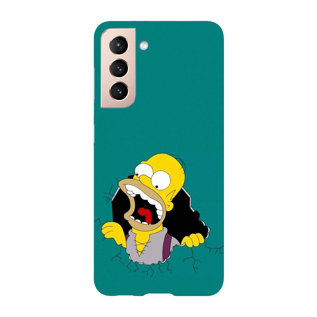 Husa compatibila cu Samsung Galaxy S22 Ultra model Hungry Homer, Silicon, TPU, Viceversa - Viceversa