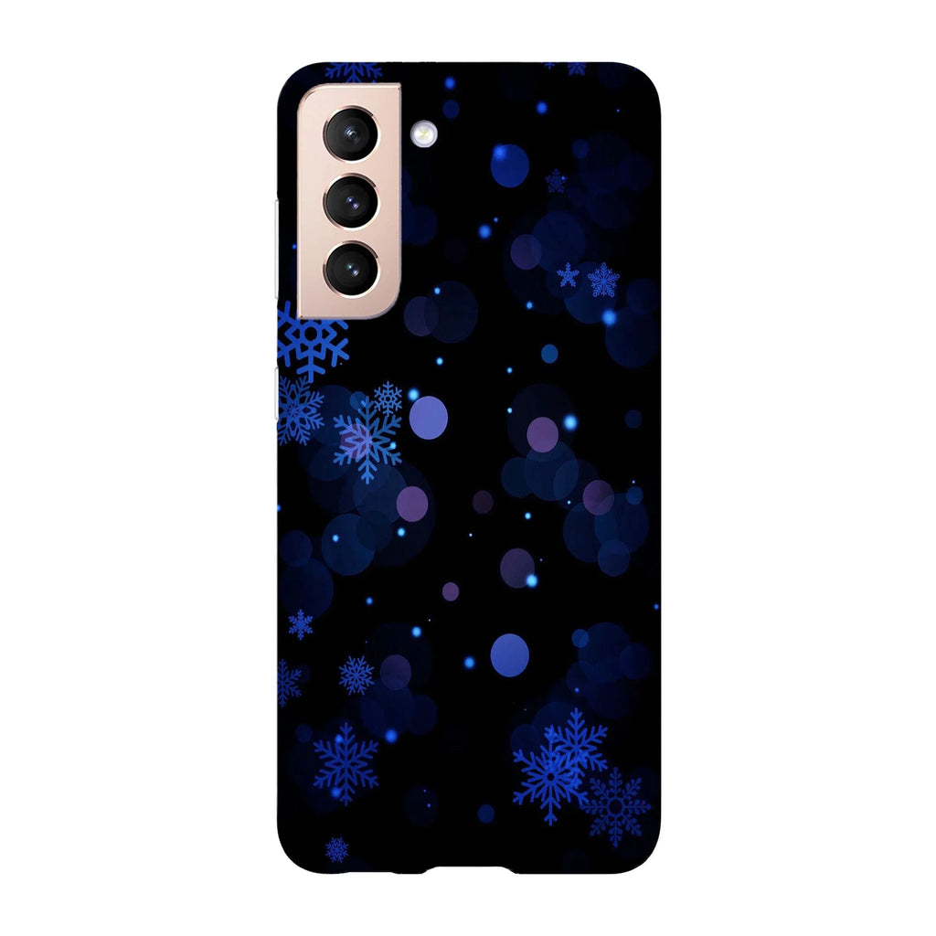 Husa Craciun compatibila cu Samsung Galaxy S22 Ultra model Snowflakes, Silicon, TPU, Viceversa - Viceversa