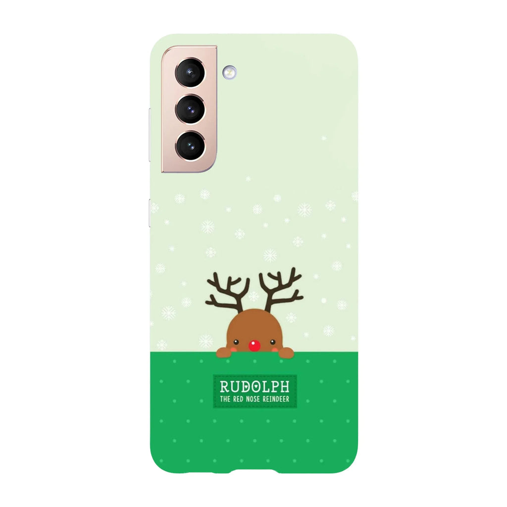 Husa Craciun compatibila cu Samsung Galaxy S22 Ultra model Rudolf the red nose reindeer, Silicon, TPU, Viceversa - Viceversa