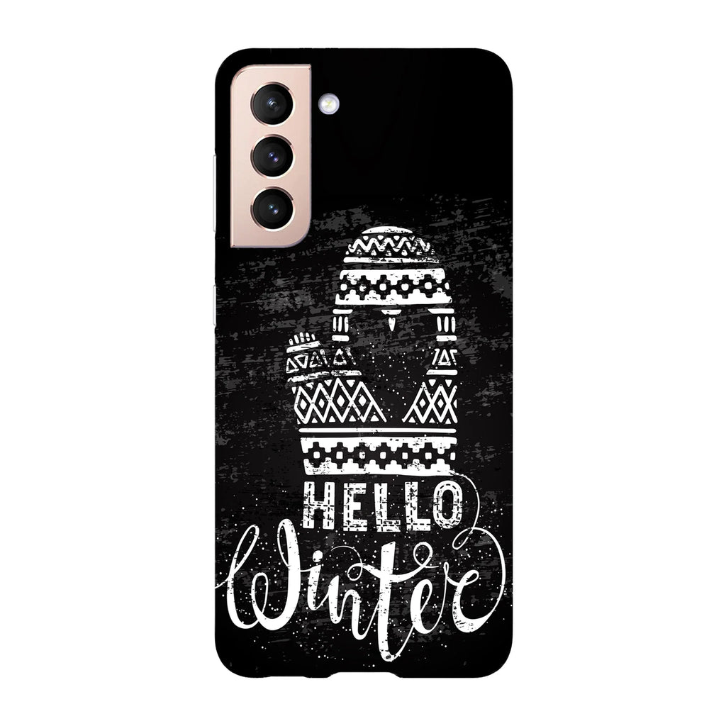 Husa Craciun compatibila cu Samsung Galaxy S22 Ultra model hello winter, Silicon, TPU, Viceversa - Viceversa