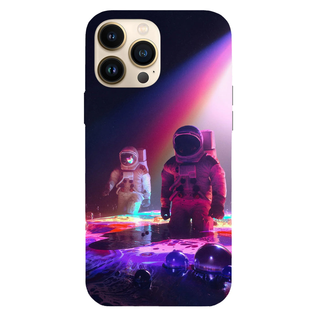 Husa compatibila cu Apple iPhone 15 Pro model Deep space art, Silicon, TPU, Viceversa - Viceversa