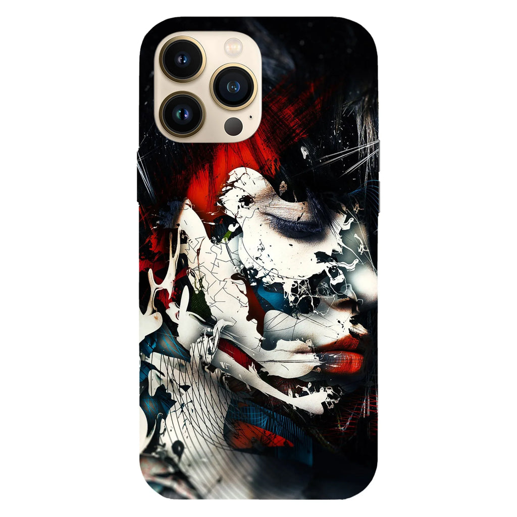 Husa compatibila cu Apple iPhone 15 Plus model Abstract painting of women, Silicon, TPU, Viceversa - Viceversa