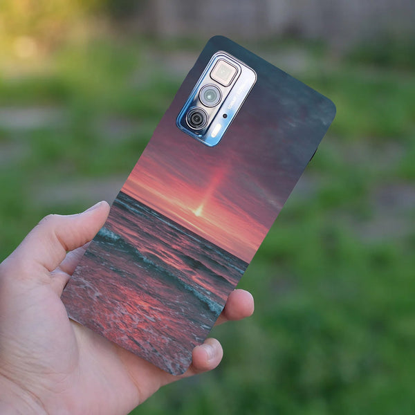 Husă din silicon Motorola G100 cu Black sea sunset