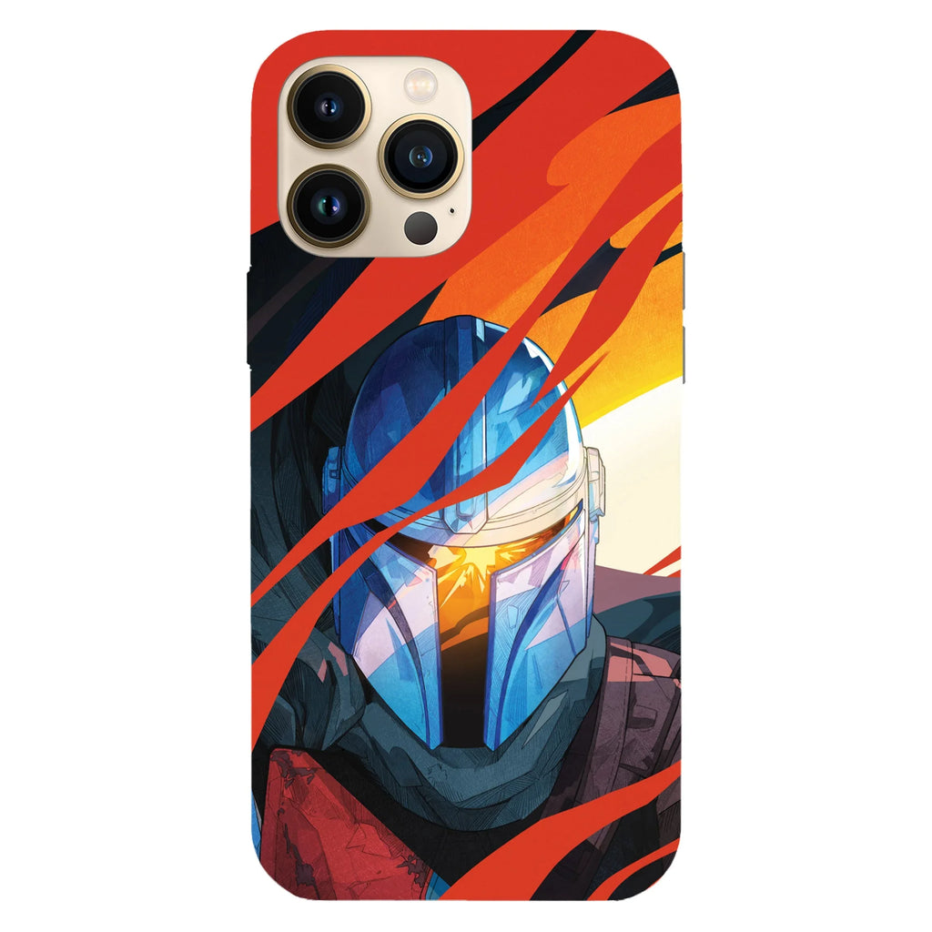 Husa compatibila cu Apple iPhone 15 Pro Max model The Mandalorian art, Silicon, TPU, Viceversa - Viceversa