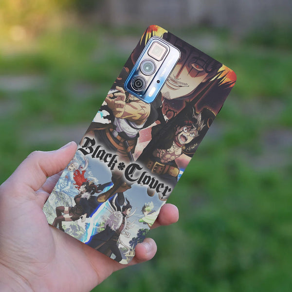 Husă din silicon Motorola Edge 20 cu Black clover