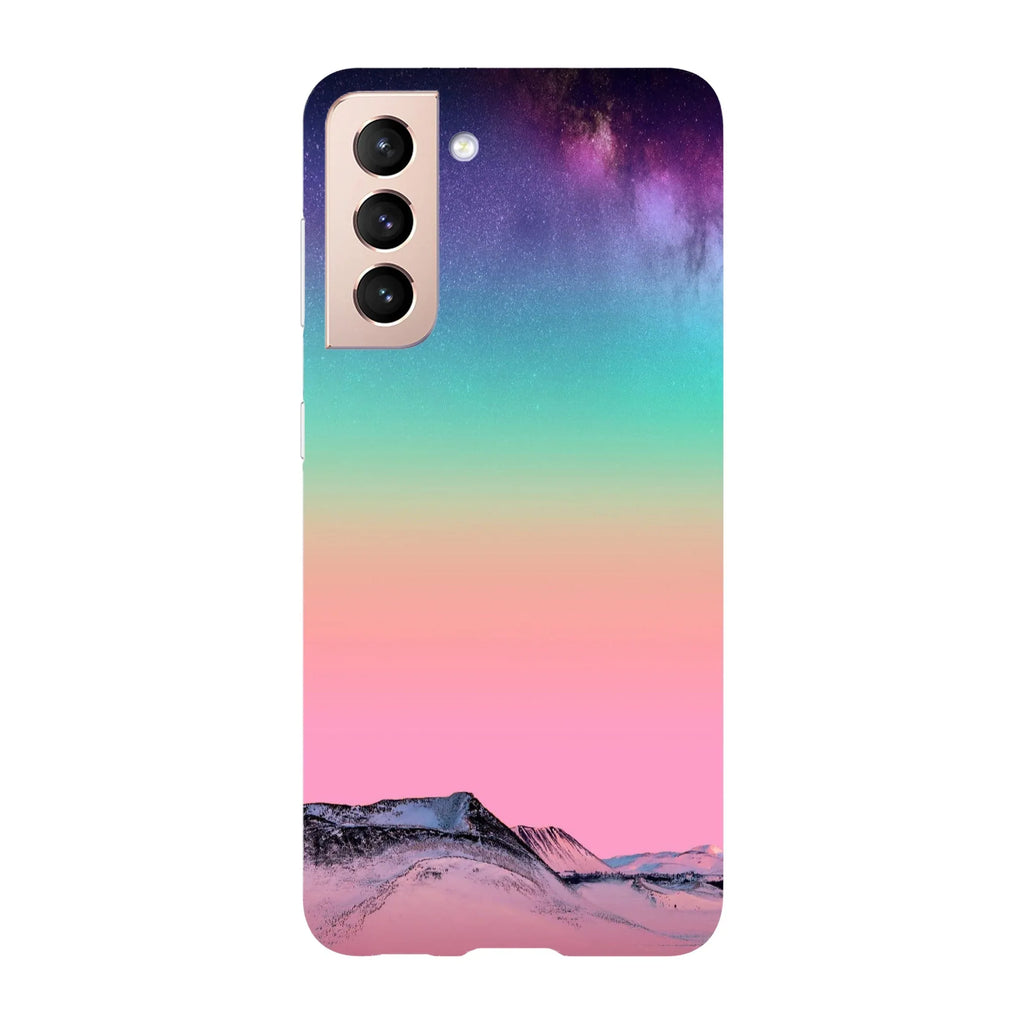 Husa compatibila cu Samsung Galaxy S22 Ultra model Color vibe mountains, Silicon, TPU, Viceversa - Viceversa