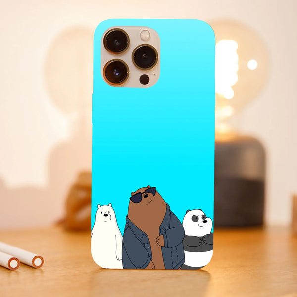 Husa compatibila cu Apple iPhone 15 Pro Max model The Three Bears gang, Silicon, TPU, Viceversa - Viceversa