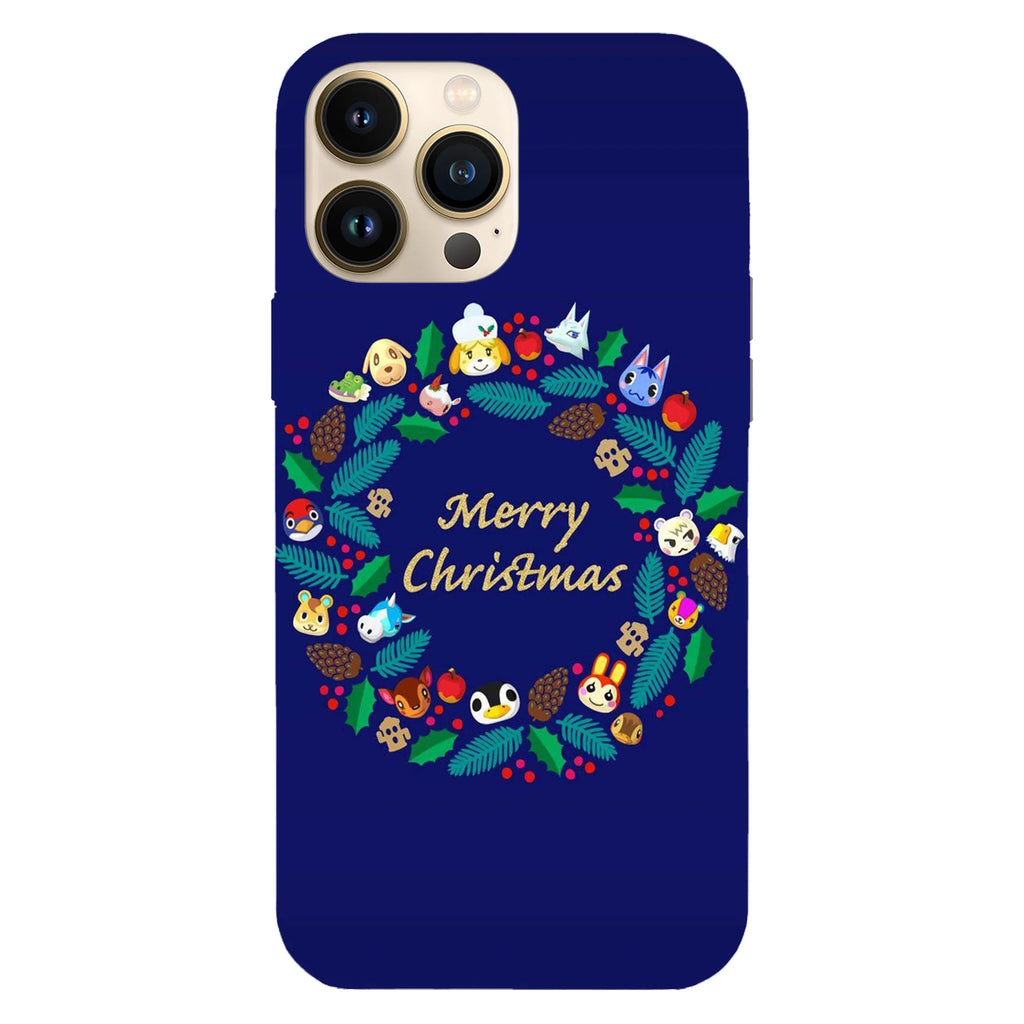 Husa Craciun compatibila cu Apple iPhone 15 Pro Max model Kawaii animals Christmas, Silicon, TPU, Viceversa - Viceversa