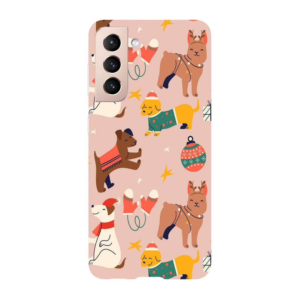 Husa Craciun compatibila cu Samsung Galaxy S22 Ultra model Animal Christmas, Silicon, TPU, Viceversa - Viceversa
