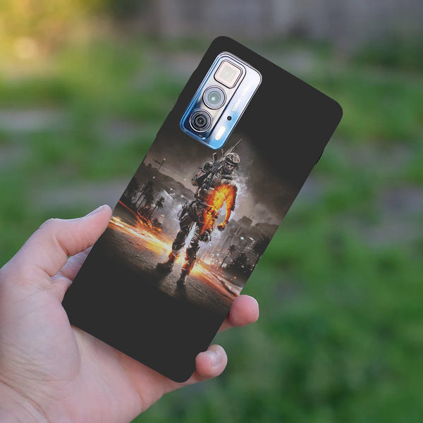 Husă din silicon Motorola G20 cu One man army