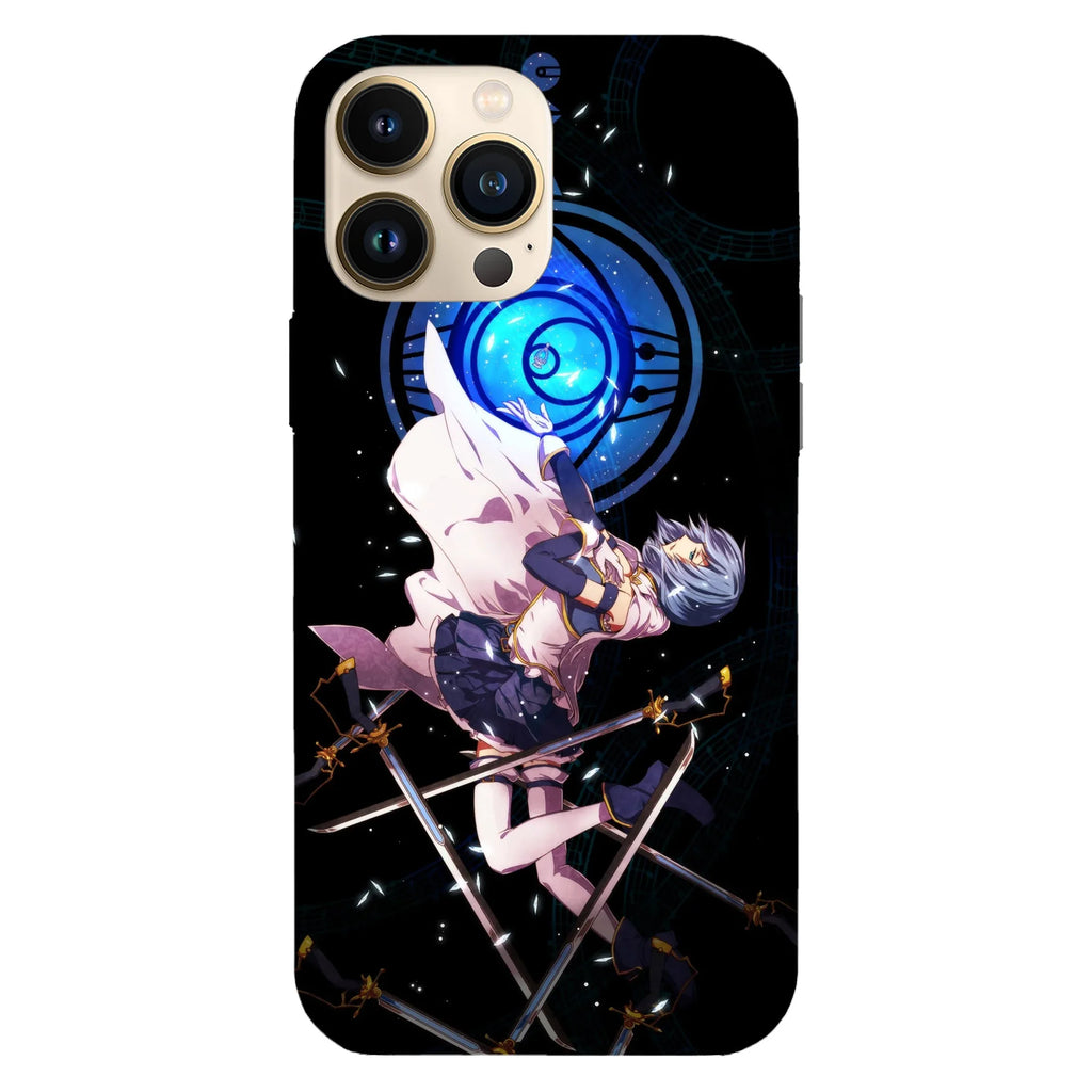 Husa telefon compatibila cu Apple iPhone 15 Pro, Viceversa, model Sayaka Miki Madoka Magica, Silicon, TPU - Viceversa