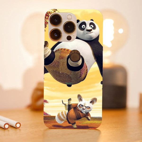 Husa compatibila cu Apple iPhone 15 Pro Max model Kung Fu Panda training, Silicon, TPU, Viceversa - Viceversa