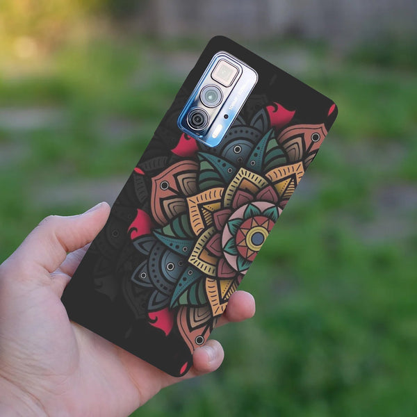 Husă din silicon Motorola Edge 20 Pro cu Mandala art