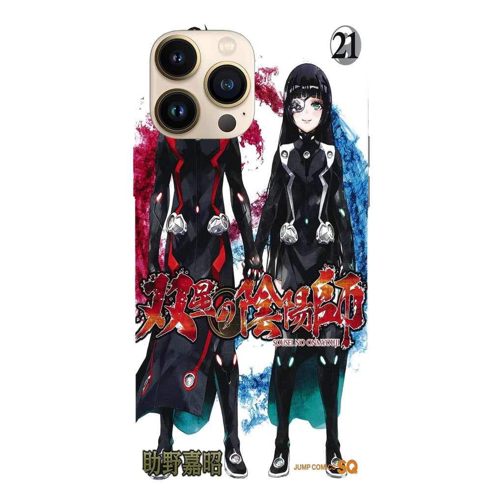 Husa telefon compatibila cu Apple iPhone 15 Plus, Viceversa, model Volume 21 Manga Twin Star Exorcists, Silicon, TPU - Viceversa