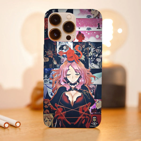 Husa telefon compatibila cu Apple iPhone 15 Pro, Viceversa, model Vannesa Black Clover, Silicon, TPU - Viceversa
