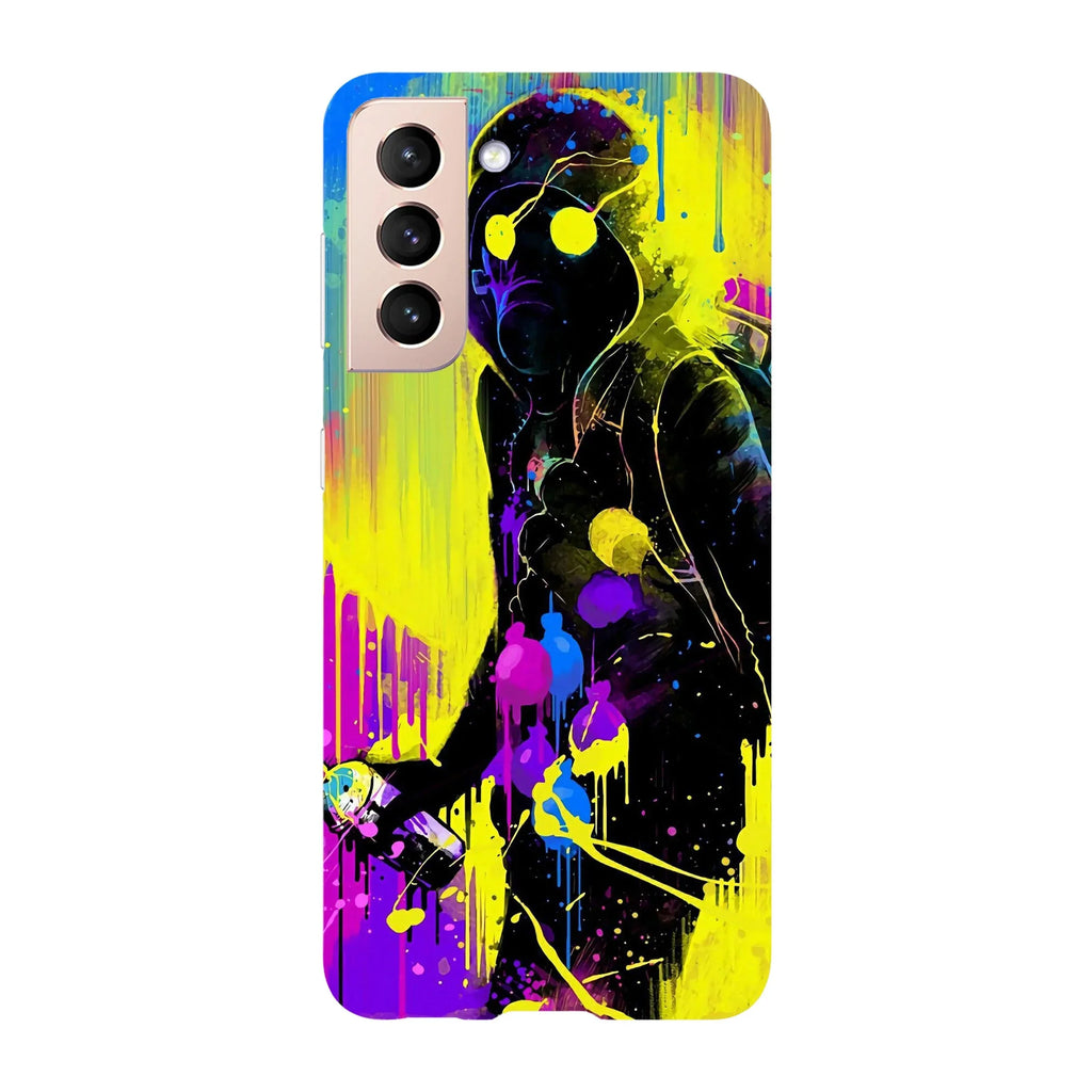 Husa compatibila cu Samsung Galaxy S22 Ultra model Colorful spray paint, Silicon, TPU, Viceversa - Viceversa