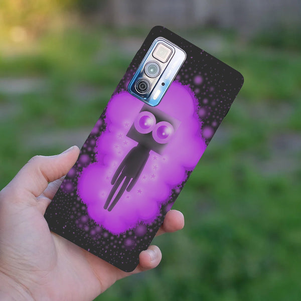 Husă din silicon Motorola Edge 20 cu Cute enderman
