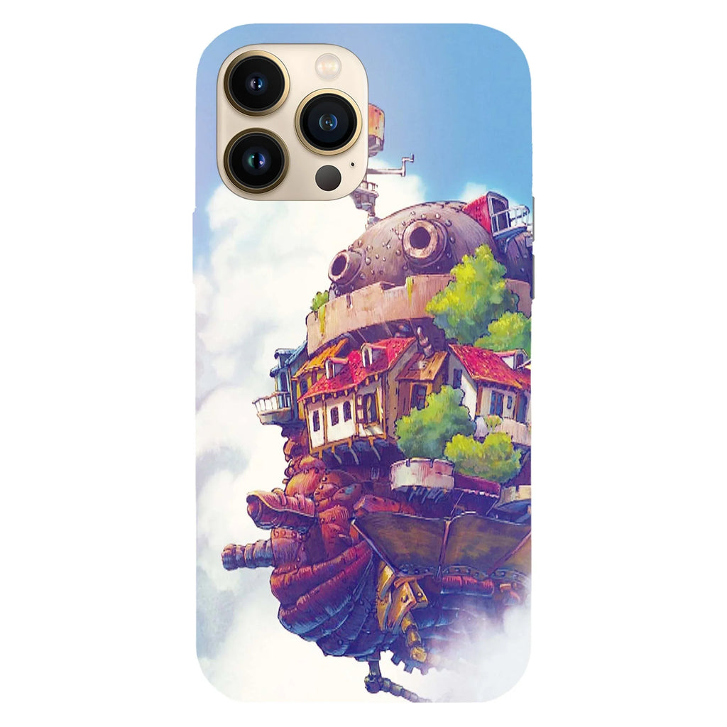 Husa compatibila cu Apple iPhone 15 Pro model Anime Howl's Moving Castle, Silicon, TPU, Viceversa - Viceversa