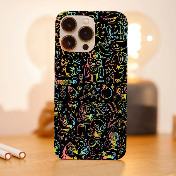 Husa compatibila cu Apple iPhone 15 Pro Max model Neon monsters, Silicon, TPU, Viceversa - Viceversa
