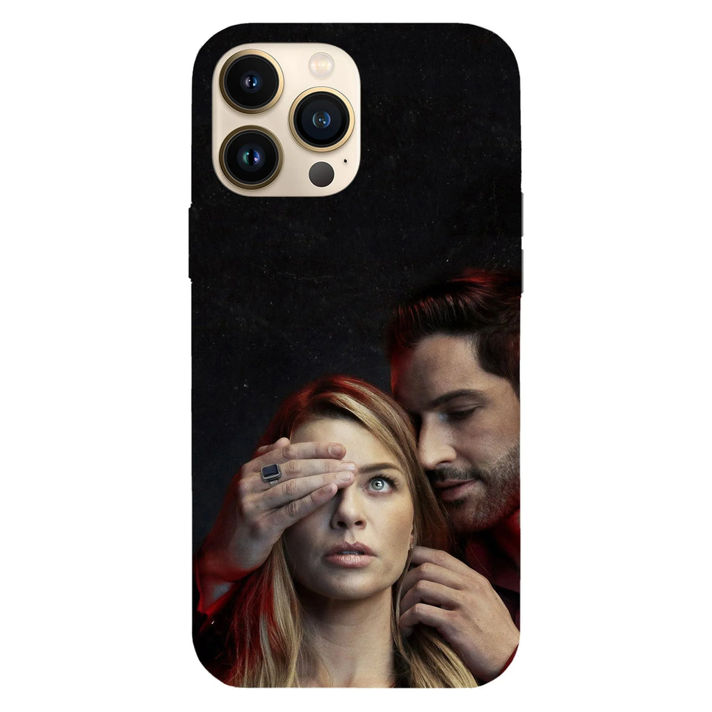 Husa telefon compatibila cu Apple iPhone 15 Pro, Viceversa, model Lucifer and Chloe, Silicon, TPU - Viceversa