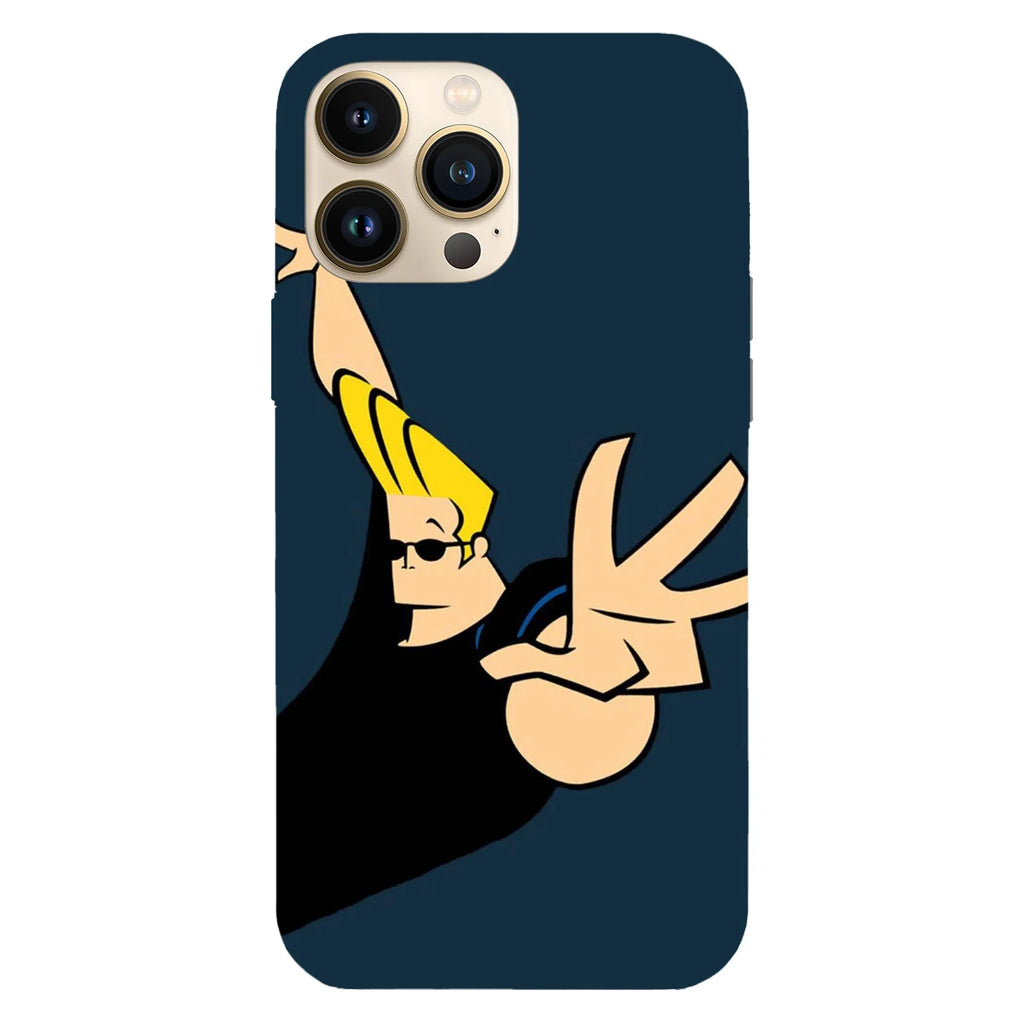Husa compatibila cu Apple iPhone 15 Pro Max model Johnny Bravo Whoa, mama!, Silicon, TPU, Viceversa - Viceversa