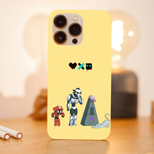 Husa telefon compatibila cu Apple iPhone 15 Pro, Viceversa, model Robot Squad Love Death Robots, Silicon, TPU - Viceversa