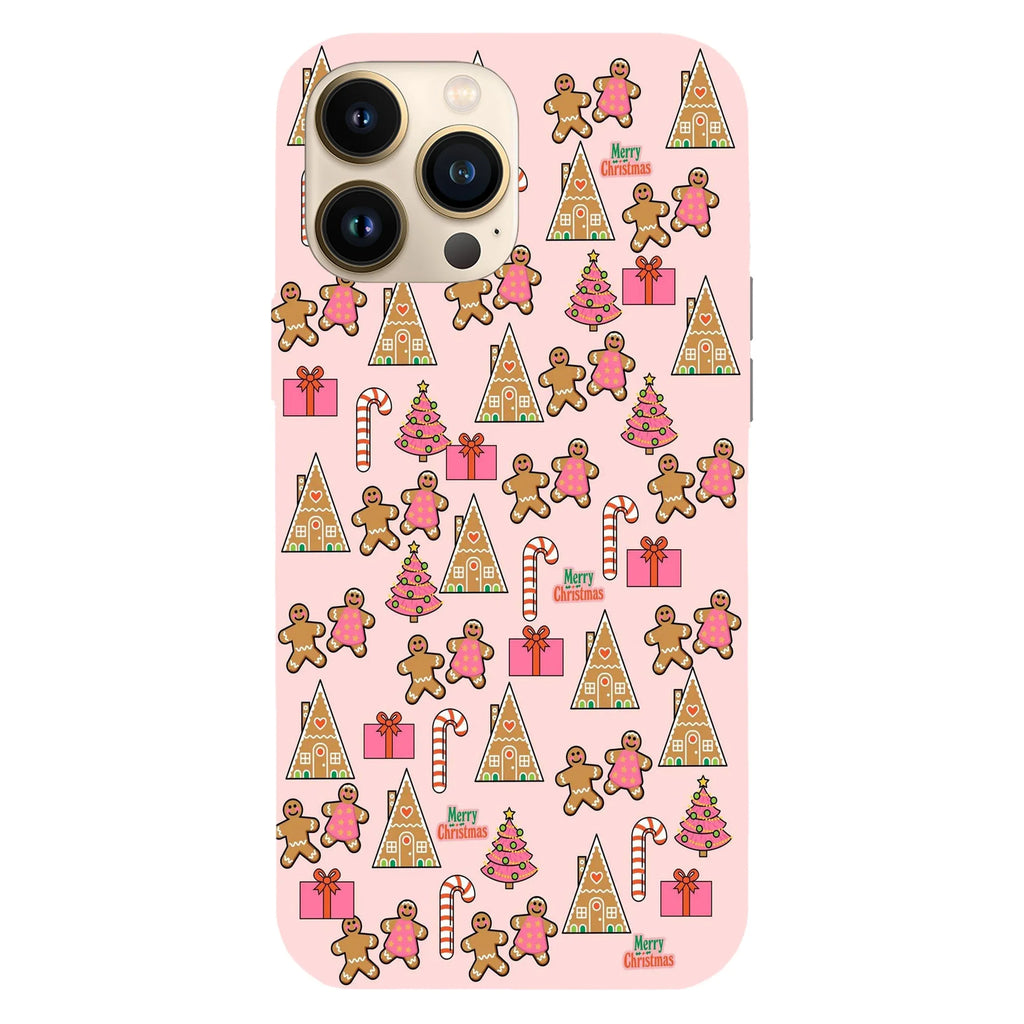 Husa Craciun compatibila cu Apple iPhone 15 Pro model Gingerbread House, Silicon, TPU, Viceversa - Viceversa
