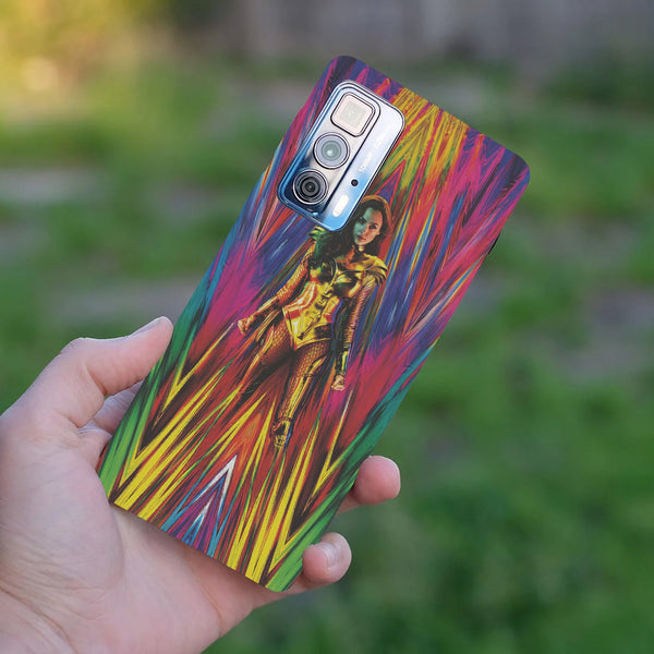 Husă din silicon Motorola Edge 20 Pro cu Wonder woman 1984