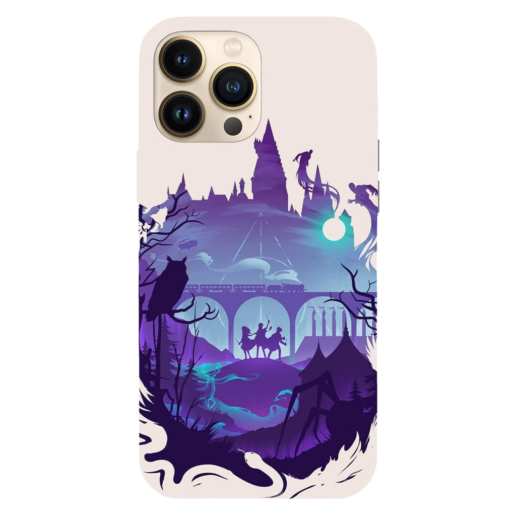 Husa telefon compatibila cu Apple iPhone 15, Viceversa, model Dementors Harry Potter, Silicon, TPU - Viceversa