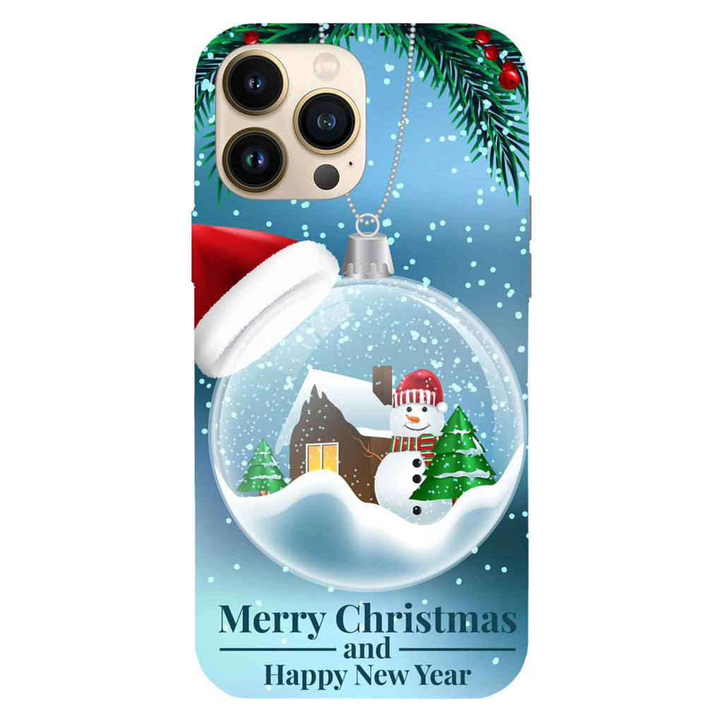 Husa Craciun compatibila cu Apple iPhone 15 Pro Max model Christmas Globe, Silicon, TPU, Viceversa - Viceversa