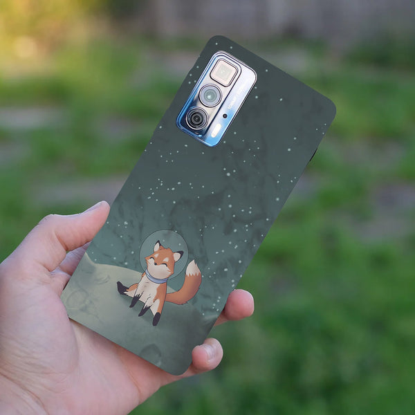 Husă din silicon Motorola G100 cu Space fox