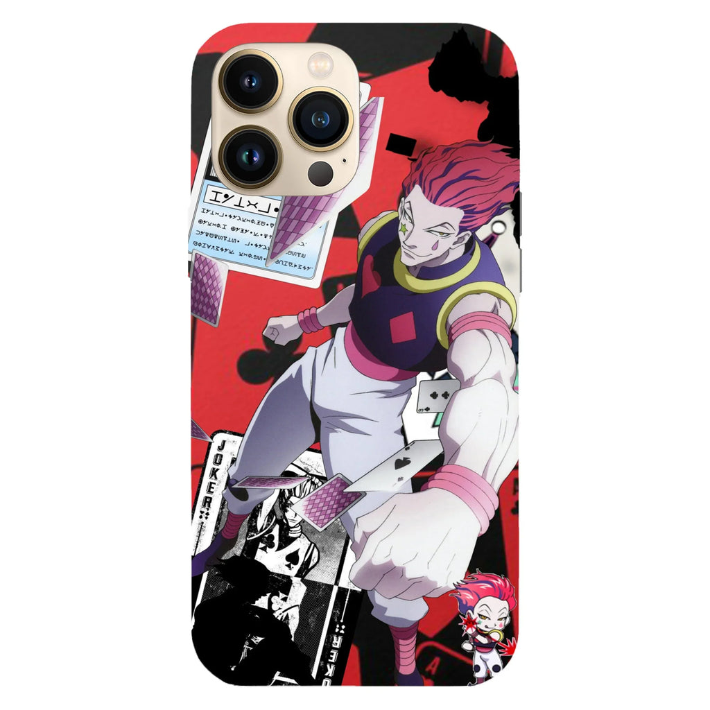 Husa telefon compatibila cu Apple iPhone 15 Pro, Viceversa, model Hisoka Pro Hunter Hunter x Hunter, Silicon, TPU - Viceversa
