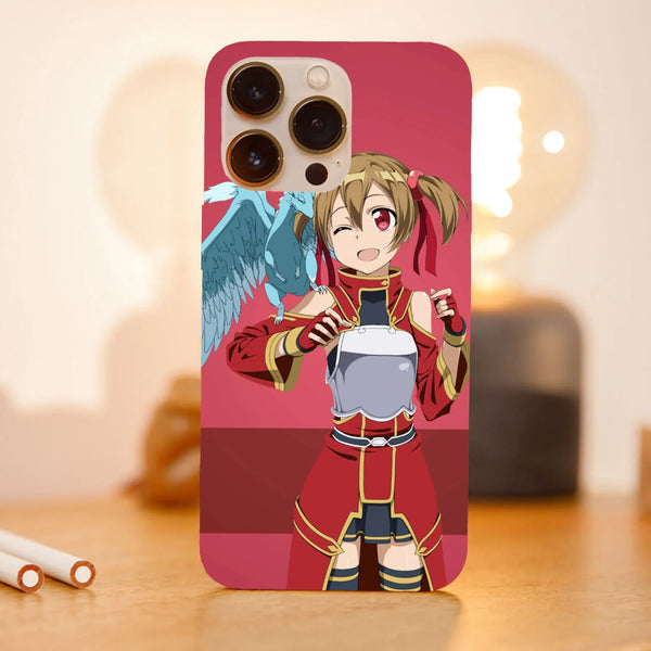 Husa compatibila cu Apple iPhone 15 Pro Max model Silica and Pina Sword Art Online, Silicon, TPU, Viceversa - Viceversa