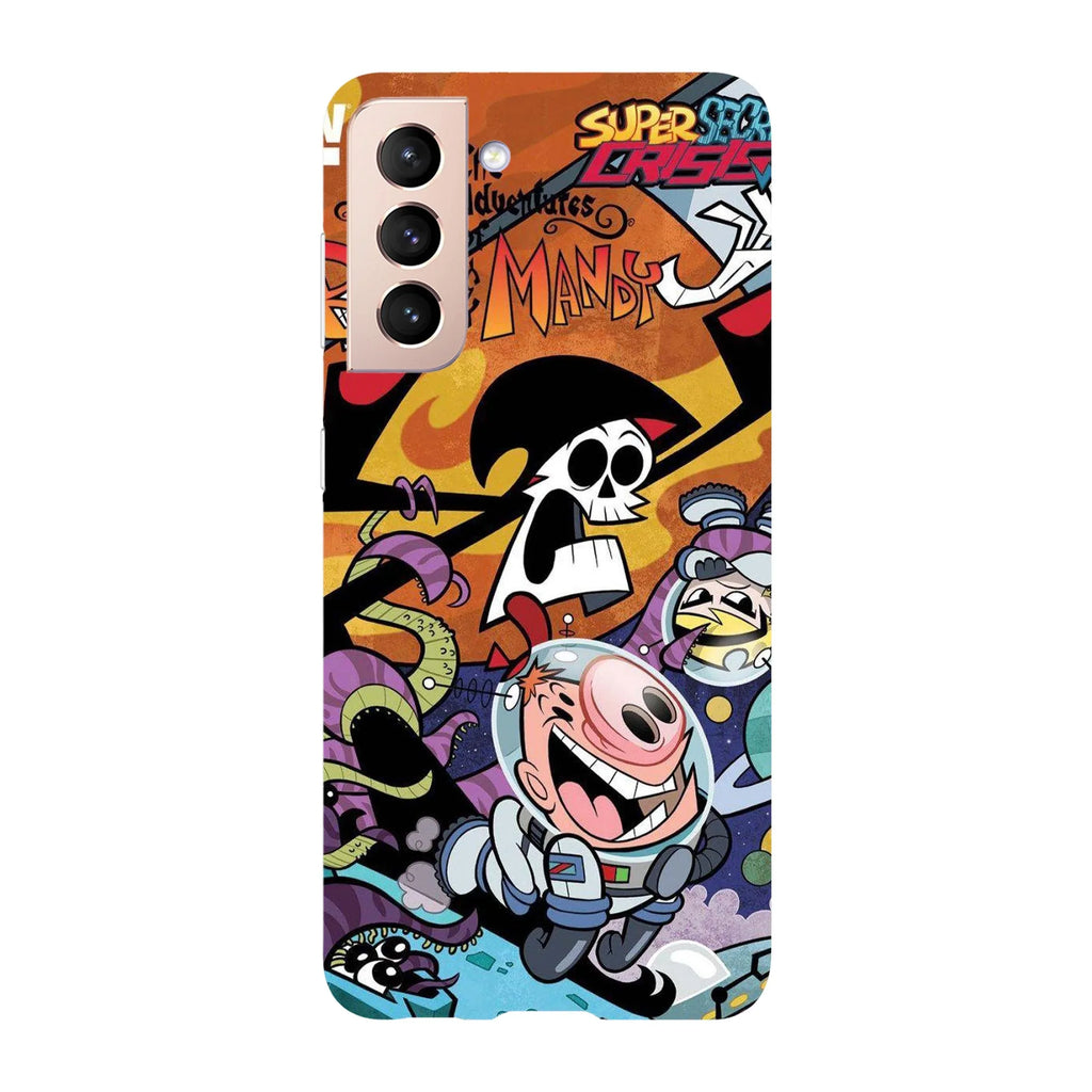 Husa compatibila cu Samsung Galaxy S22 Ultra model The Grim Adventures of Billy and Mandy, Silicon, TPU, Viceversa - Viceversa