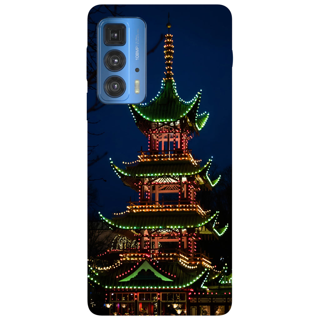 Husă din silicon Motorola G51 5G cu 51 5g lights tower
