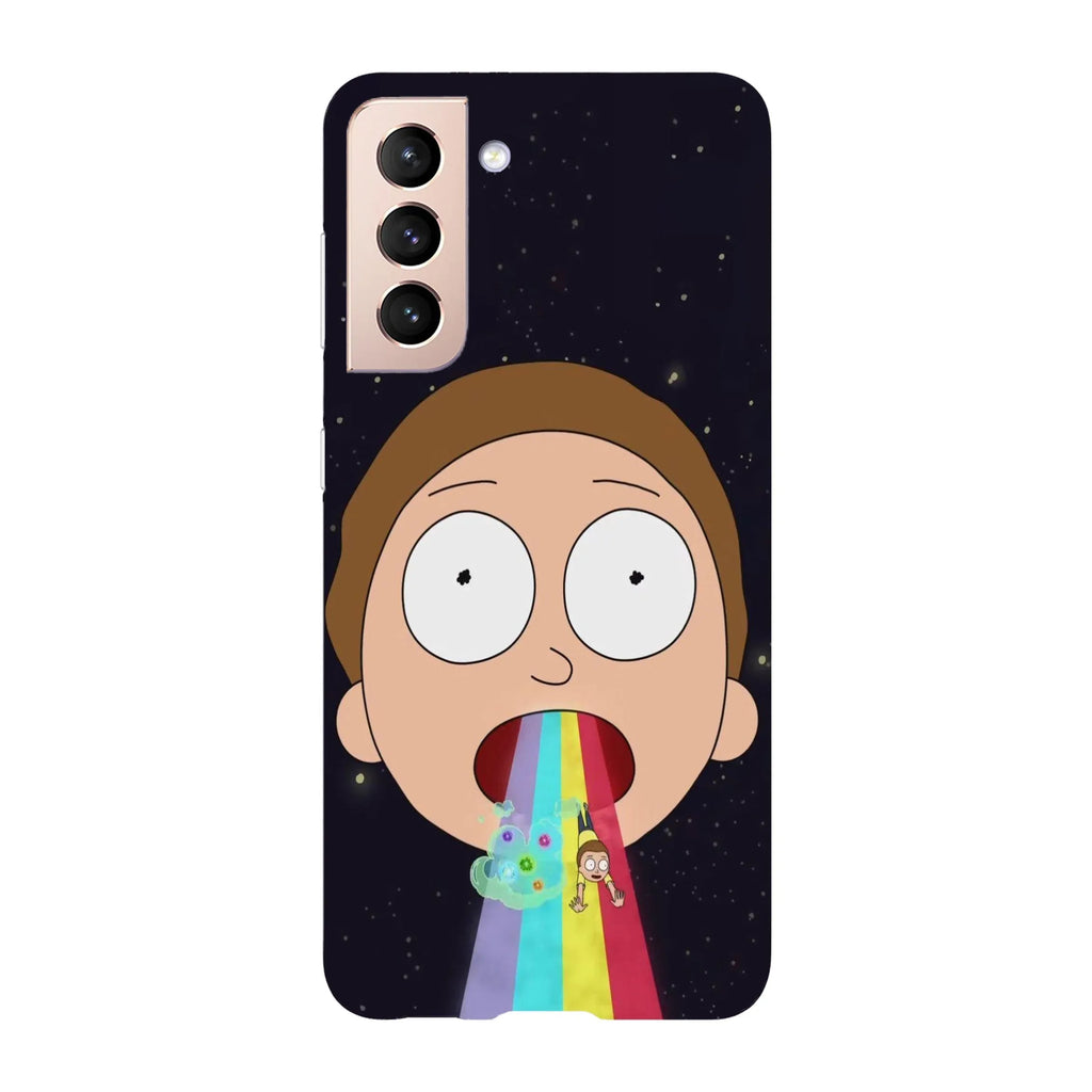 Husa compatibila cu Samsung Galaxy S22 Ultra model Moonmen Morty, Silicon, TPU, Viceversa - Viceversa