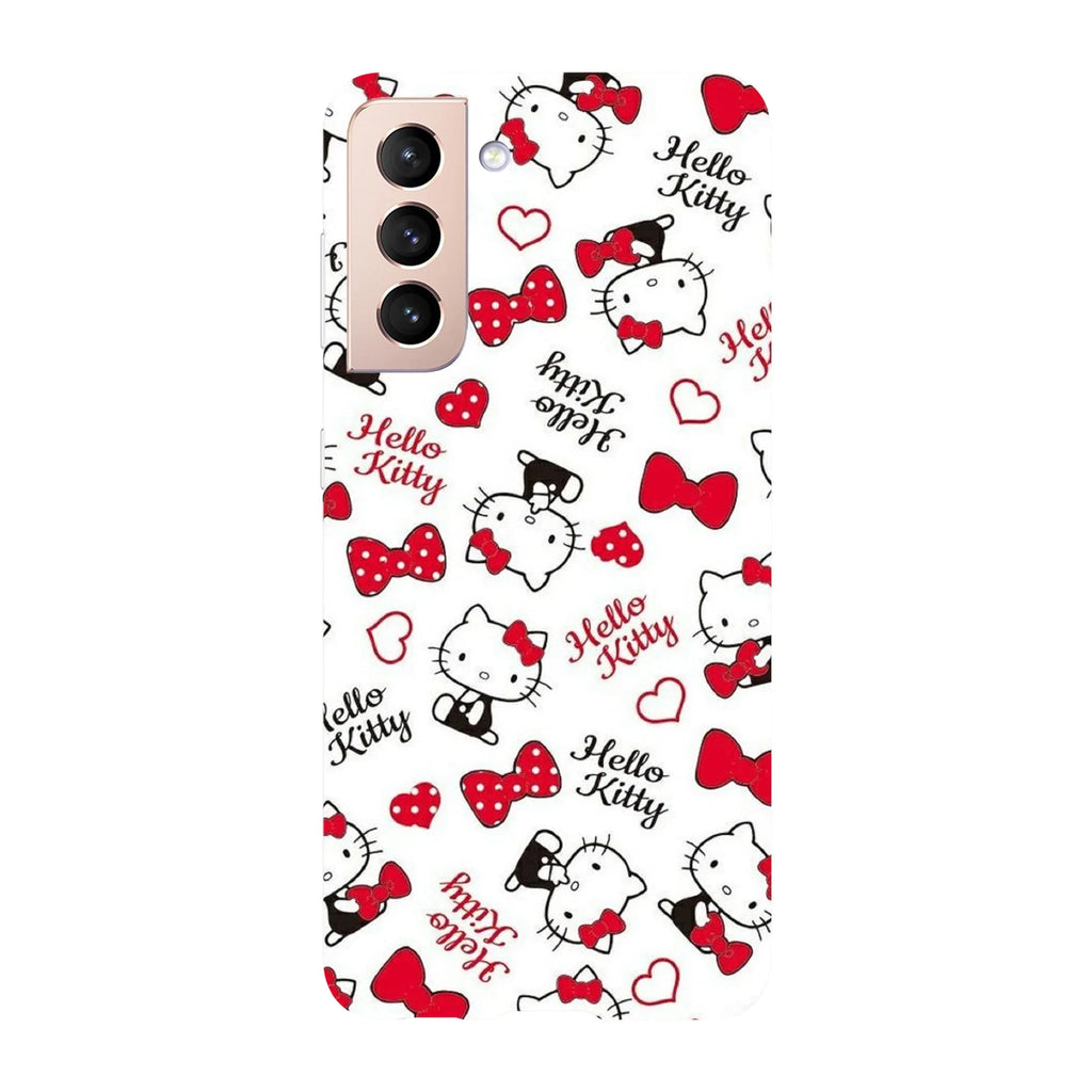 Husa compatibila cu Samsung Galaxy S22 Ultra model Hello Kitty, Silicon, TPU, Viceversa - Viceversa
