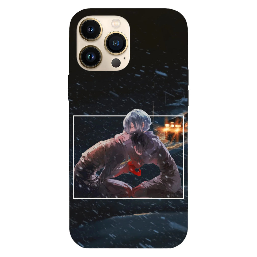 Husa telefon compatibila cu Apple iPhone 15 Pro, Viceversa, model Kirishima Touka and Kaneki Ken, Silicon, TPU - Viceversa