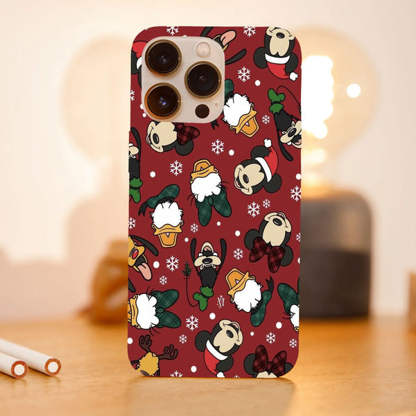 Husa Craciun compatibila cu Apple iPhone 15 Pro Max model Mickey ready for Christmas, Silicon, TPU, Viceversa - Viceversa
