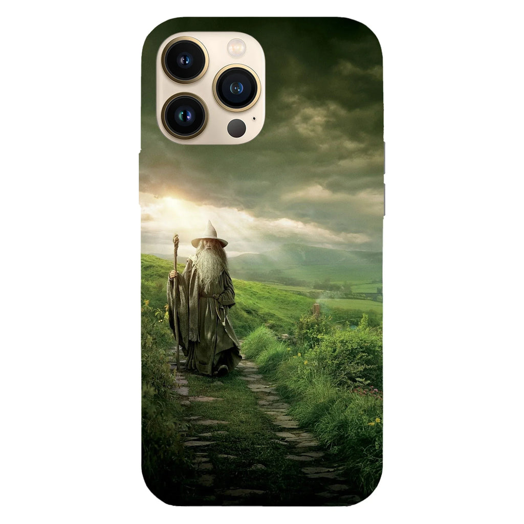 Husa telefon compatibila cu Apple iPhone 15 Plus, Viceversa, model Gandalf the Grey The Lord of the rings, Silicon, TPU - Viceversa