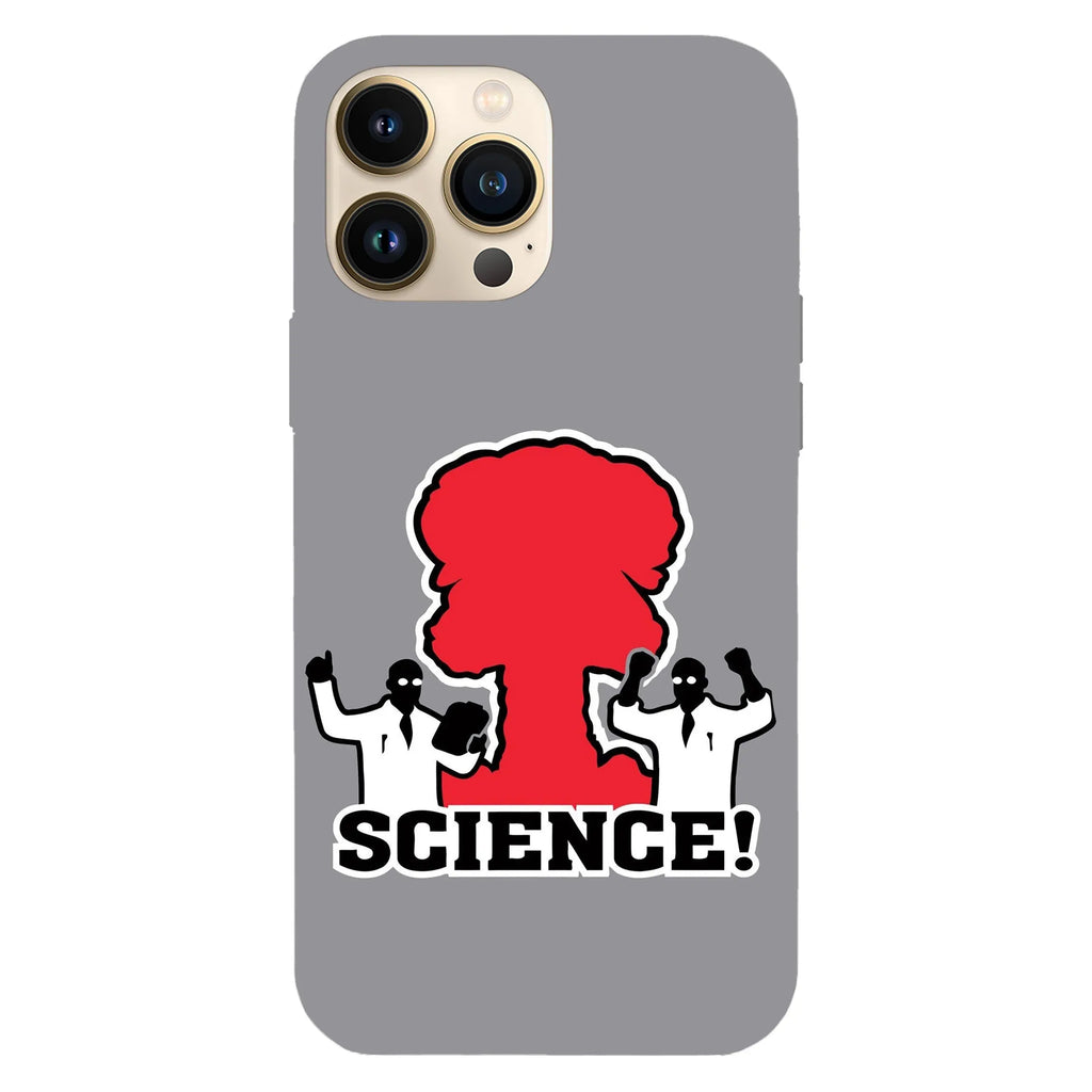 Husa compatibila cu Apple iPhone 15 Pro Max model Believe in science, Silicon, TPU, Viceversa - Viceversa