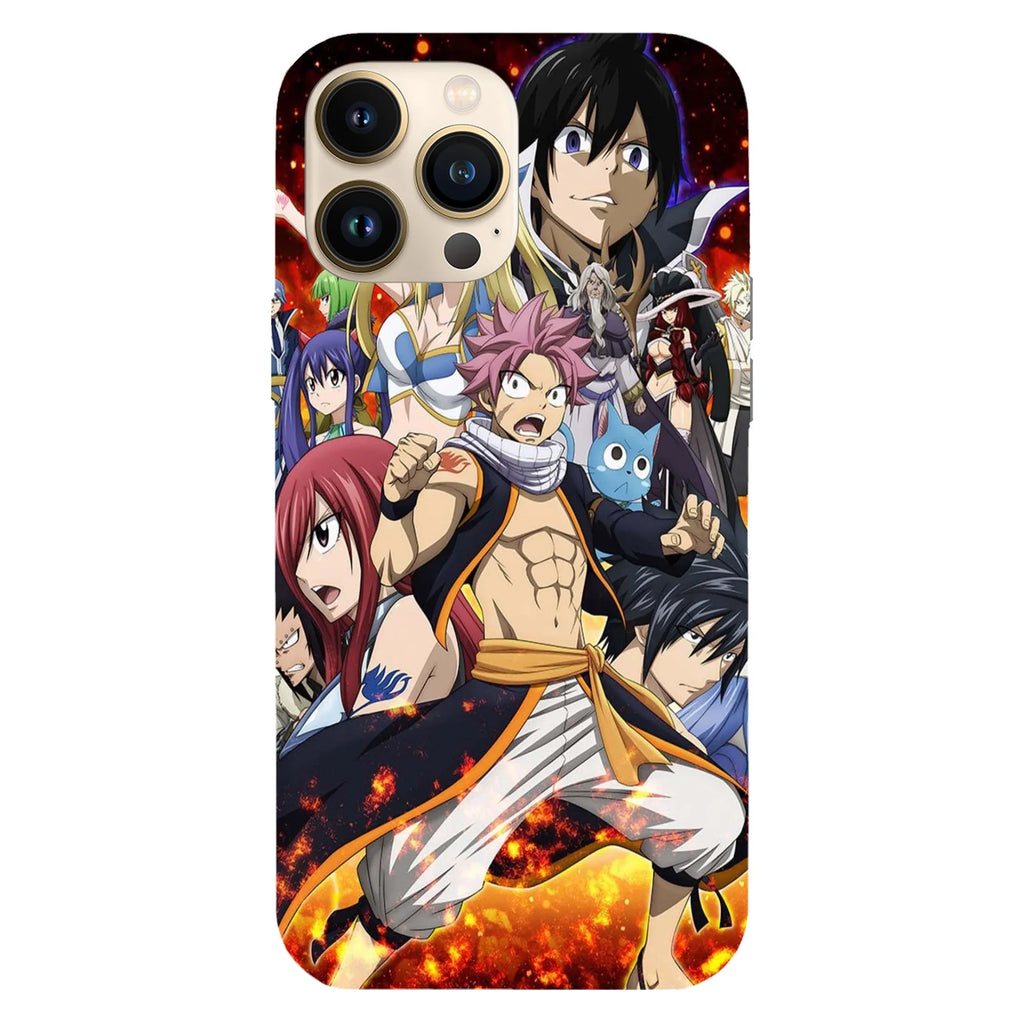 Husa compatibila cu Apple iPhone 15 Pro model Fairy tail anime, Silicon, TPU, Viceversa - Viceversa