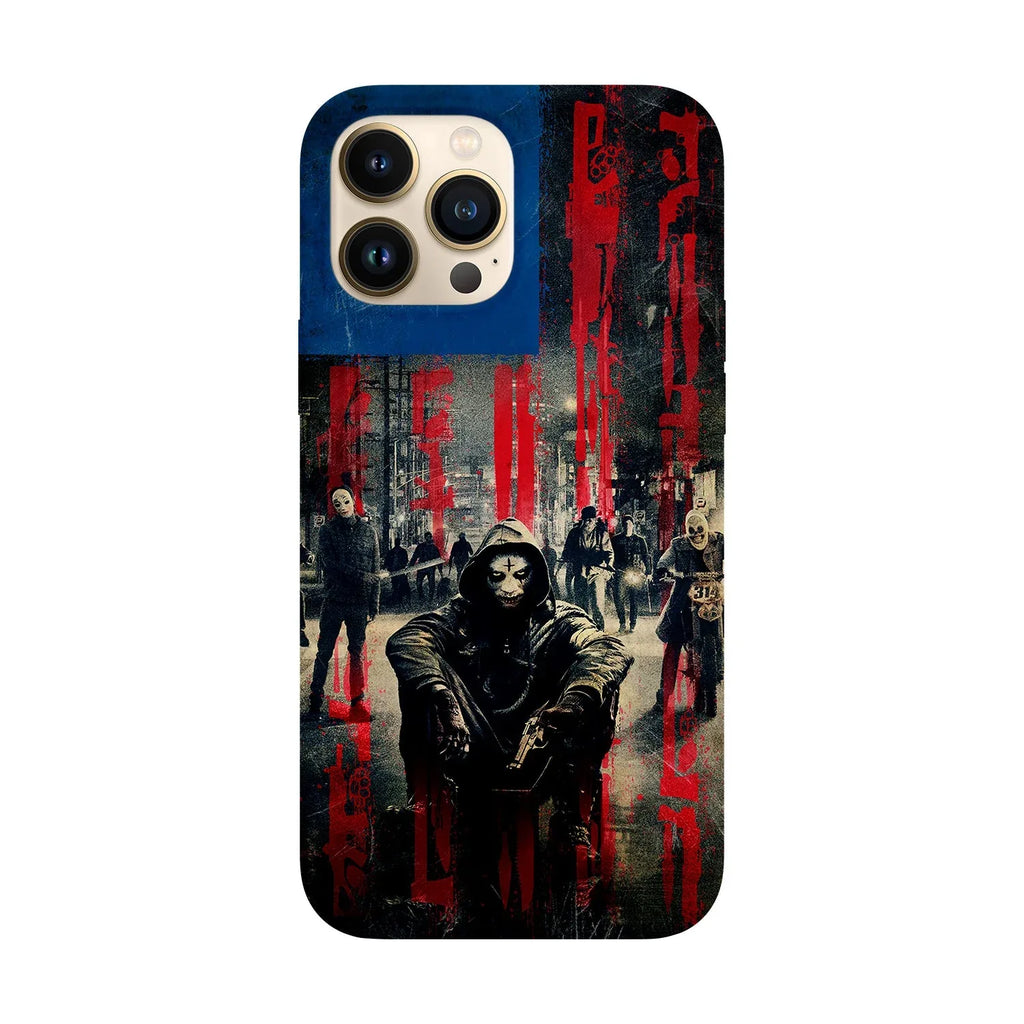 Husa compatibila cu Apple iPhone 15 model The Forever Purge, Silicon, TPU, Viceversa - Viceversa
