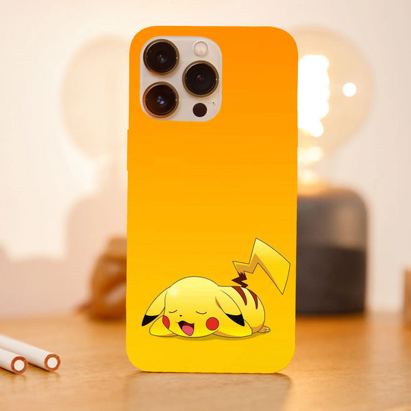 Husa compatibila cu Apple iPhone 15 Pro Max model Tired Pikachu, Silicon, TPU, Viceversa - Viceversa